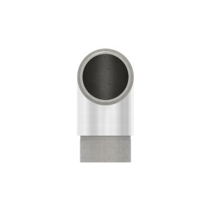 Raccordo per tubo 90° Ø33,7x2 mm AISI 304 satinato