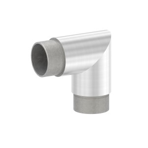 Raccordo per tubo 90° AISI 316 satinato Ø26,9x2 mm