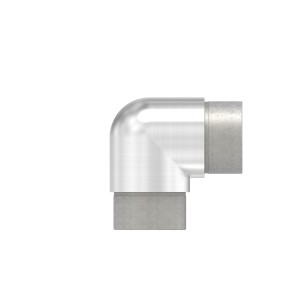 Raccordo per tubo 90° Ø26,9x2 mm AISI 316 satinato