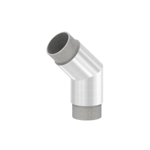 Raccordo 135° per tubo Ø42,4x2 mm AISI 316 satinato