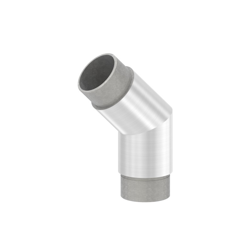 Raccordo 135° per tubo Ø42,4x2 mm AISI 316 satinato