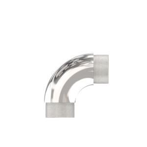 Raccordo per tubo curva 90° AISI 316 Ø42,4x2 mm