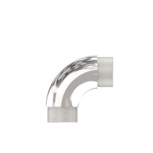Raccordo per tubo curva 90° AISI 316 Ø42,4x2 mm