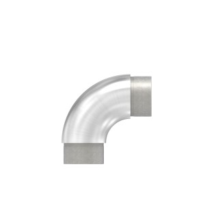 Raccordo curva 90° per tubo 21,3x2 mm AISI 304 sat.