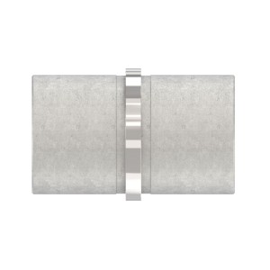 Raccordo diritto con anello Ø42,4x2 mm AISI 316 lucido