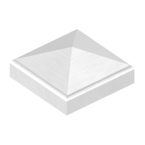 Terminale a piramide 90x90 mm AISI 304 satinato
