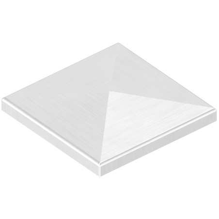 Terminale a piramide 100x100 mm AISI 304 satinato