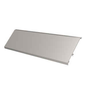 Copertina per pensilina Tipo ID alluminio inox 6000 mm