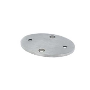 Piastra di ancoraggio ovale aisi 304 