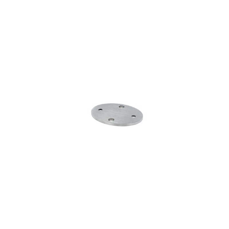 Piastra di ancoraggio ovale aisi 304 