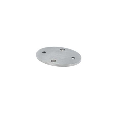 Piastra di ancoraggio ovale aisi 304 