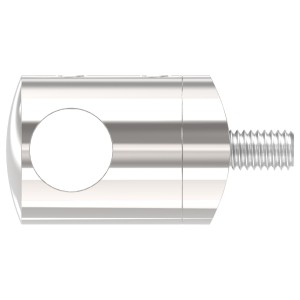 Supporto per tondino Ø12 per tubo Ø42,4 AISI 316