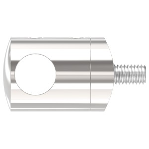 Supporto per tondino Ø12 per tubo Ø42,4 AISI 316
