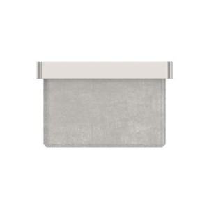 Tappo per tubo 40x40x2 mm con filetto M8 AISI 316