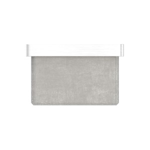 Tappo per tubo 50x50x2 mm con filetto M8 AISI 316