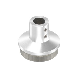 Terminale per tubo Ø42,4x2 mm AISI 316 satinato