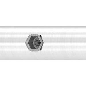 Guida porta scorrevole Ø25 AISI 304 satinato 2100 mm