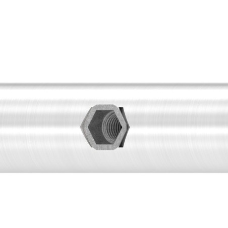 Guida per porta scorrevole d 25 mm con 4 fori (IN109-571)