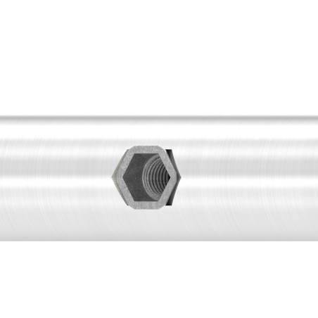 Guida per porta scorrevole d 25 mm con 4 fori (IN109-575)