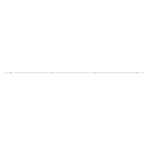 Guida per porta scorrevole d 25 mm con 4 fori (IN109-575)