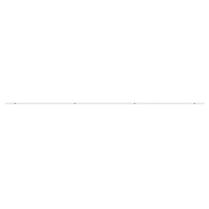Guida per porta scorrevole d 25 mm con 4 fori (IN109-575)