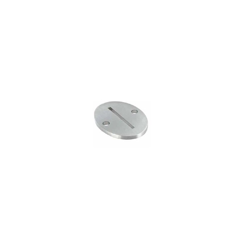 Piastra di ancoraggio laterale ovale aisi 304