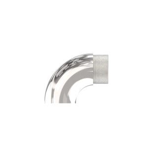 Raccordo per tubo terminale curvo 90° AISI316 Ø42,4mm