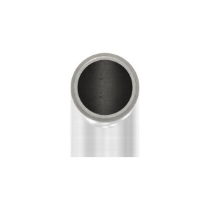 Raccordo terminale 90° per tubo Ø48,3x2 AISI 304 sat.