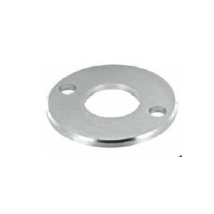 Piastra di ancoraggio tagliata a laser per tubo d. 48,3mm aisi 304