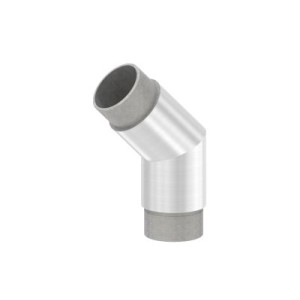 Raccordo a 135° per tubo Ø42,4 mm AISI 304 satinato