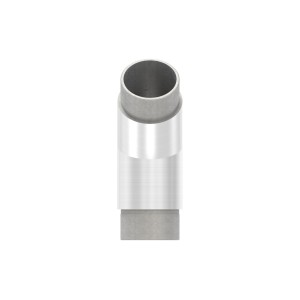 Raccordo a 135° per tubo Ø42,4 mm AISI 304 satinato