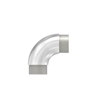 Curva 90° per tubo Ø42,4x2,5 mm AISI 304 satinato