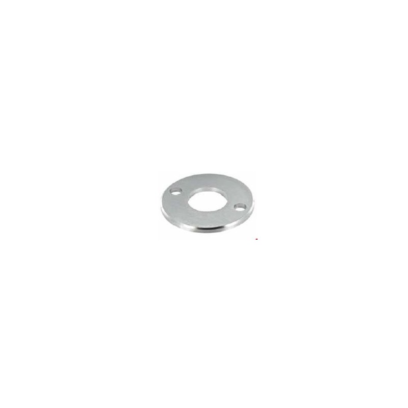 Piastra di ancoraggio tagliata a laser per tubo d. 48,3mm aisi 316