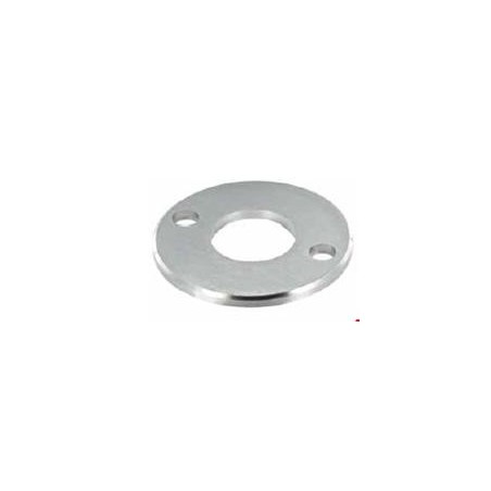 Piastra di ancoraggio tagliata a laser per tubo d. 48,3mm aisi 316