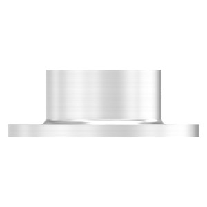 Raccordo per tubo Ø25x2 mm attacco a muro AISI 304
