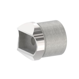 Raccordo montante/corrimano Ø42,4 mm AISI 316 lucido