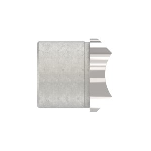Raccordo montante/corrimano Ø42,4 mm AISI 316 lucido