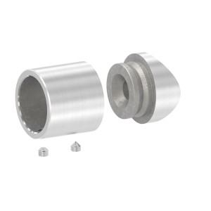 Raccordo per tubo 26,9 mm AISI 304 satinato | IN106-412