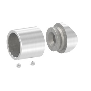 Raccordo per tubo 26,9 mm AISI 304 satinato | IN106-412