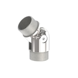 Raccordo per tubo snodato Ø42,4x2 mm AISI 316 lucido