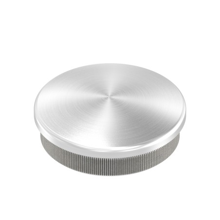 Terminale bombato pieno Ø33,7x2 mm AISI 304 satinato