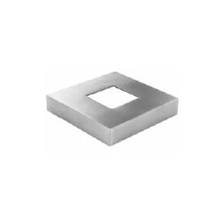 Piastra di copertura per tubo quadro 40x40x2mm aisi 304