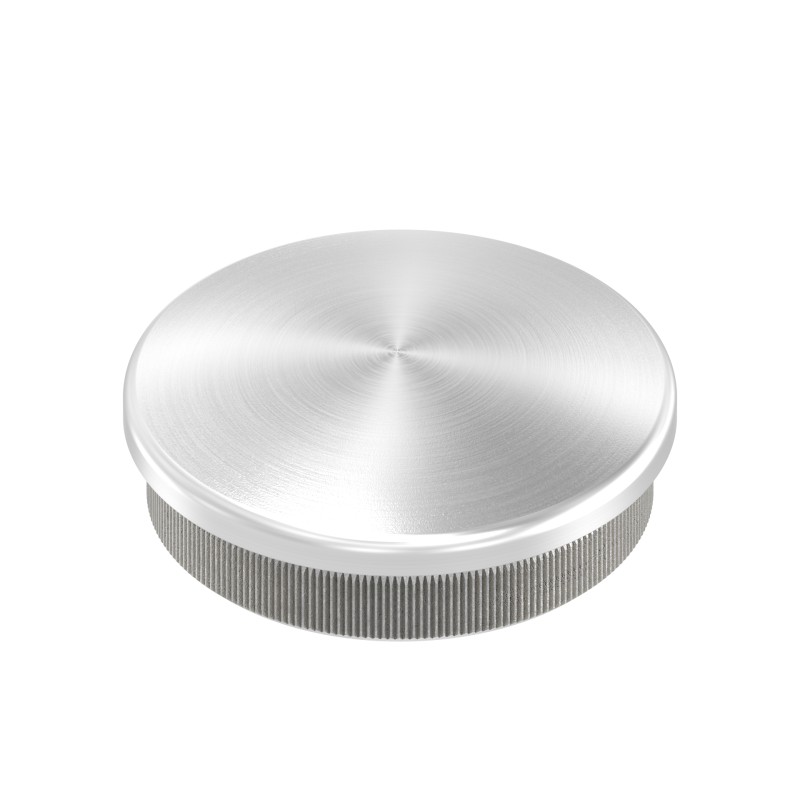 Terminale bombato pieno Ø48,3x2 mm AISI 304 satinato