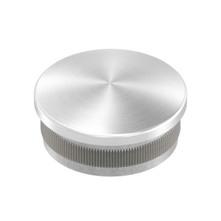 Terminale bombato tubo 42,4x2,5 mm AISI 316 satinato