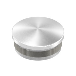 Terminale bombato tubo 42,4x3 mm AISI 304 satinato