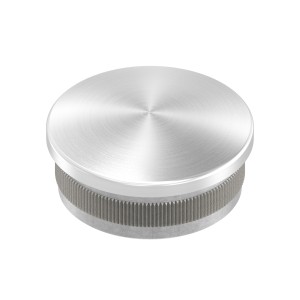 Terminale bombato tubo 42,4x3 mm AISI 304 satinato