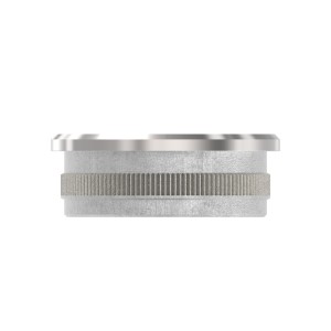 Terminale piatto per tubo Ø42,4x2 mm AISI 316 lucido