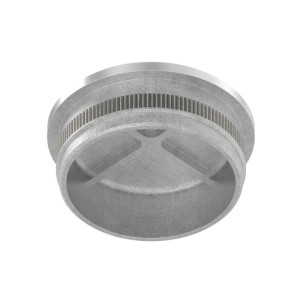 Terminale piatto tubo 48,3x2 mm AISI 316 satinato