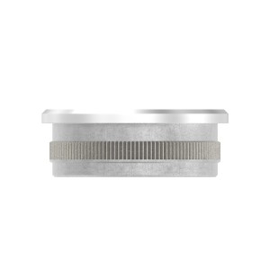Terminale piatto tubo 48,3x2 mm M8 AISI 316 sat.