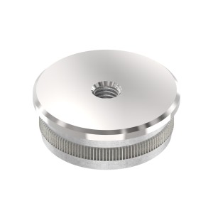 Terminale piatto per tubo Ø42,4 mm AISI 316 lucido